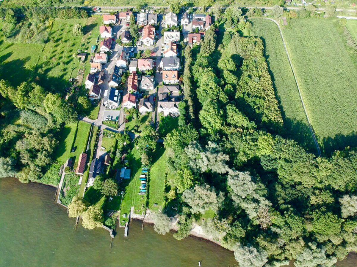 Wohlfuehl-Apartment Auenwald Im Naturschutzgebiet Mit Privatstrand Friedrichshafen Exterior photo